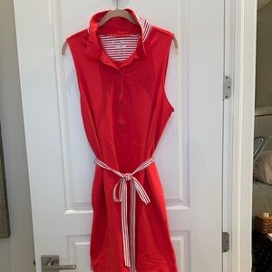 Tommy Bahama Red Sleeveless Dress